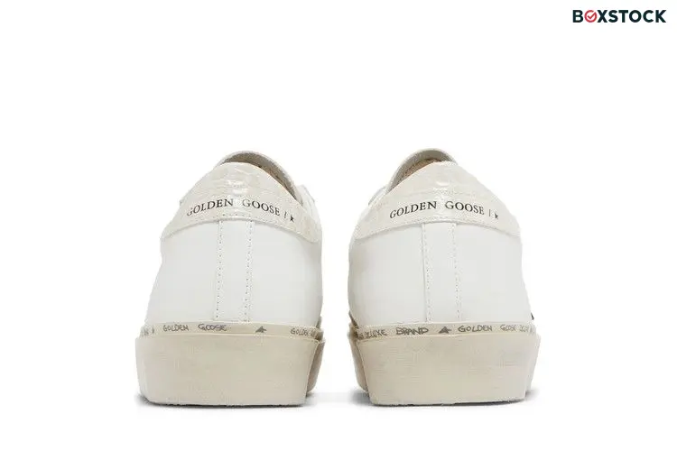 Golden Goose Wmns Hi Star 'White Black Crocodile'
