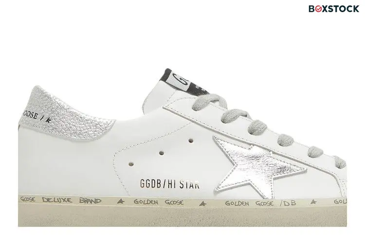 Golden Goose Wmns Hi Star 'White Silver' GWF00118-F000329-80185