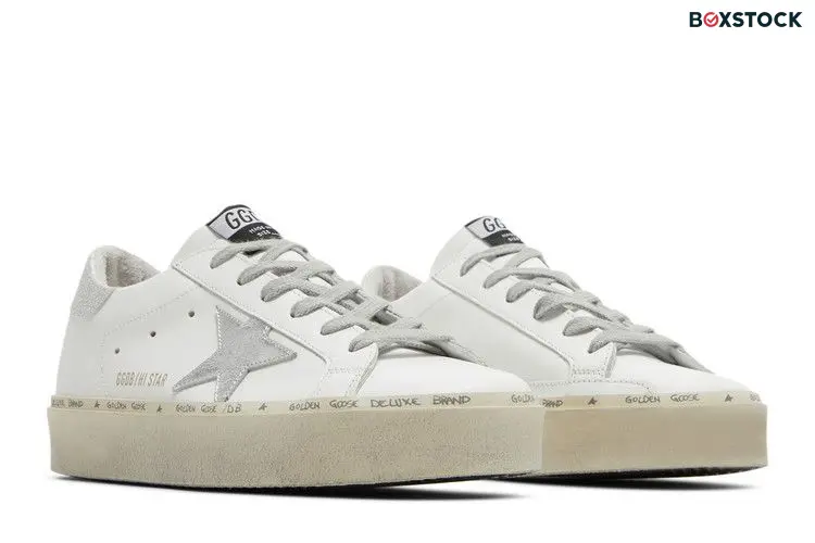 Golden Goose Wmns Hi Star 'White Silver' GWF00118-F000329-80185