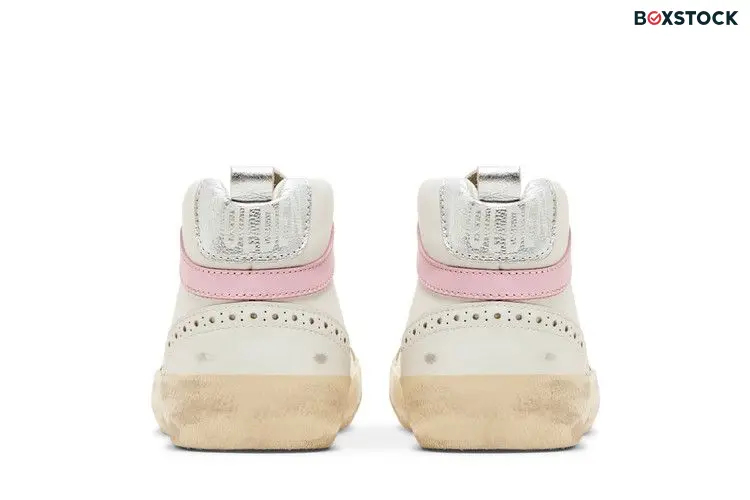 Golden Goose Wmns Mid Star 'White Silver Pink' 2024
