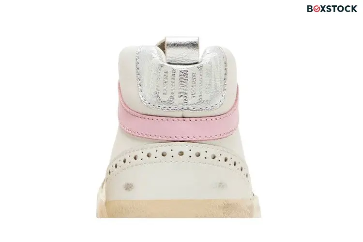 Golden Goose Wmns Mid Star 'White Silver Pink' 2024
