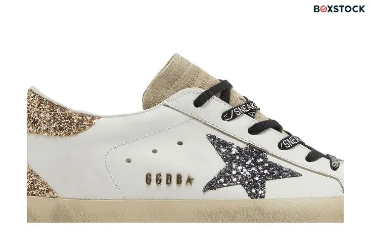 Golden Goose Wmns Superstar 'Optic White Seedpearl Glitter'