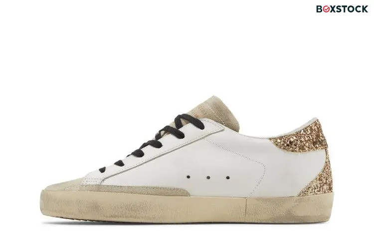Golden Goose Wmns Superstar 'Optic White Seedpearl Glitter'