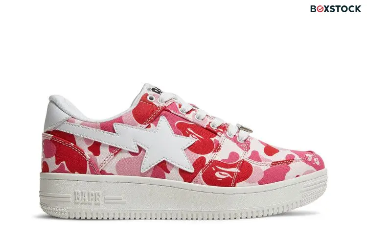 BAPE Wmns Bapesta Low 'ABC Camo - Pink'