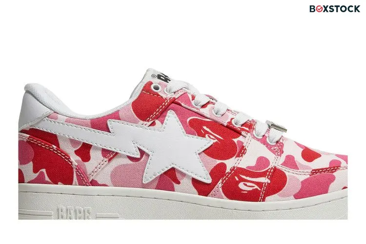 BAPE Wmns Bapesta Low 'ABC Camo - Pink'