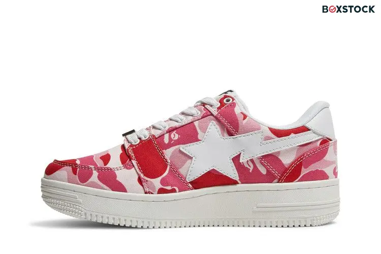 BAPE Wmns Bapesta Low 'ABC Camo - Pink'