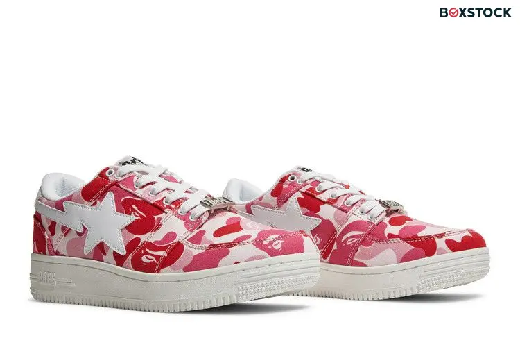 BAPE Wmns Bapesta Low 'ABC Camo - Pink'