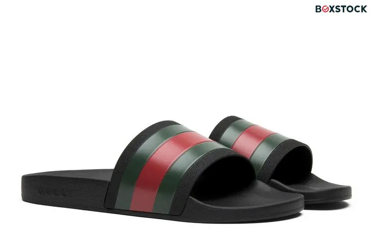 Gucci Pursuit '72 Rubber Slide 'Black'