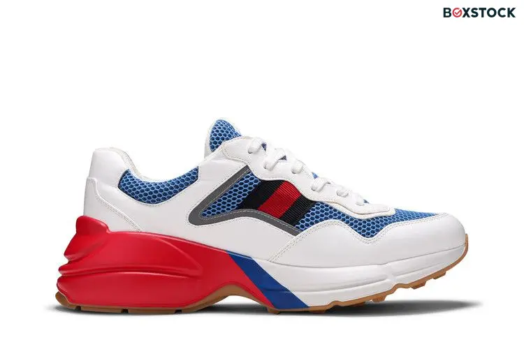 Gucci Rhyton 'White Blue Red Reflective'
