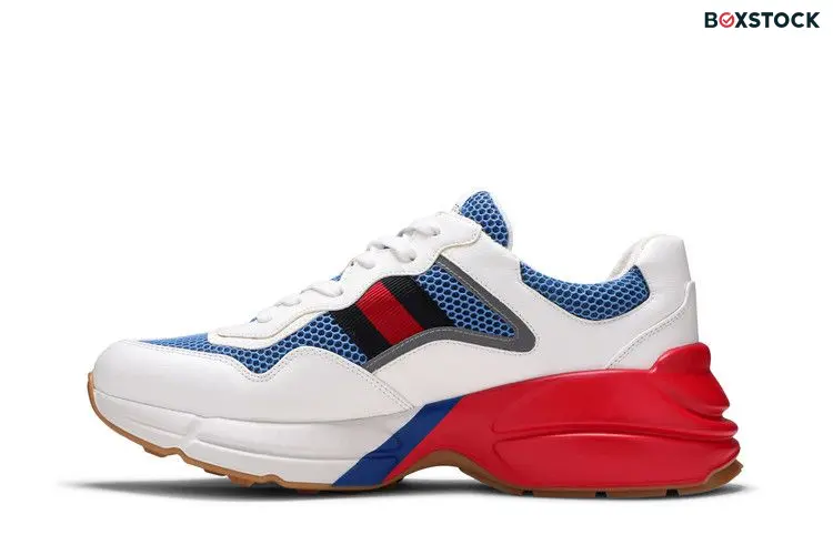 Gucci Rhyton 'White Blue Red Reflective'