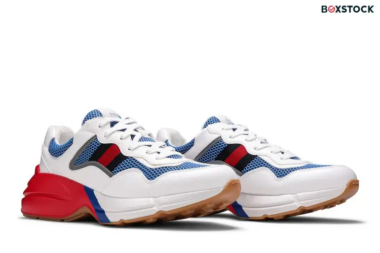 Gucci Rhyton 'White Blue Red Reflective'