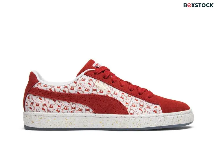 Puma Hello Kitty x Wmns Suede 'Bright Red'