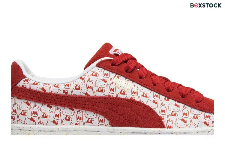 Puma Hello Kitty x Wmns Suede 'Bright Red'