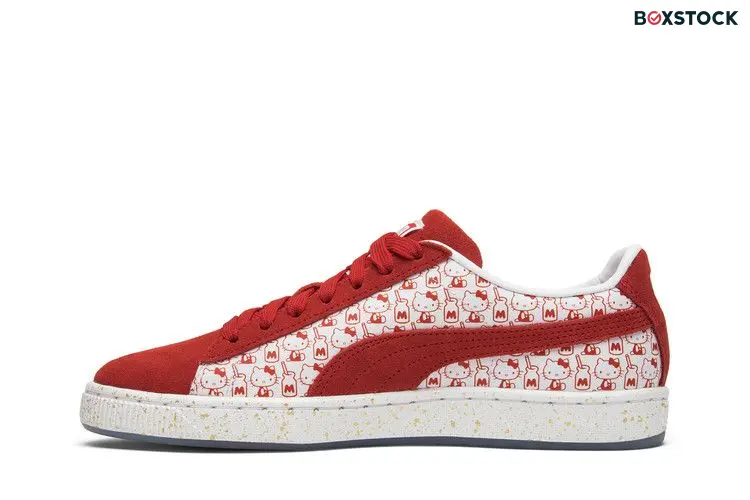 Puma Hello Kitty x Wmns Suede 'Bright Red'
