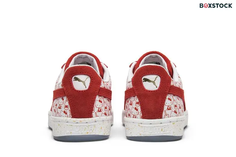 Puma Hello Kitty x Wmns Suede 'Bright Red'