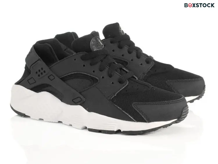 Nike Huarache Run GS 'Black White'