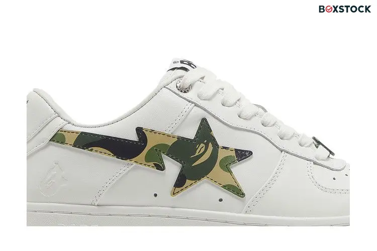 BAPE Bapesta 'ABC Camo - Green' 2022 White