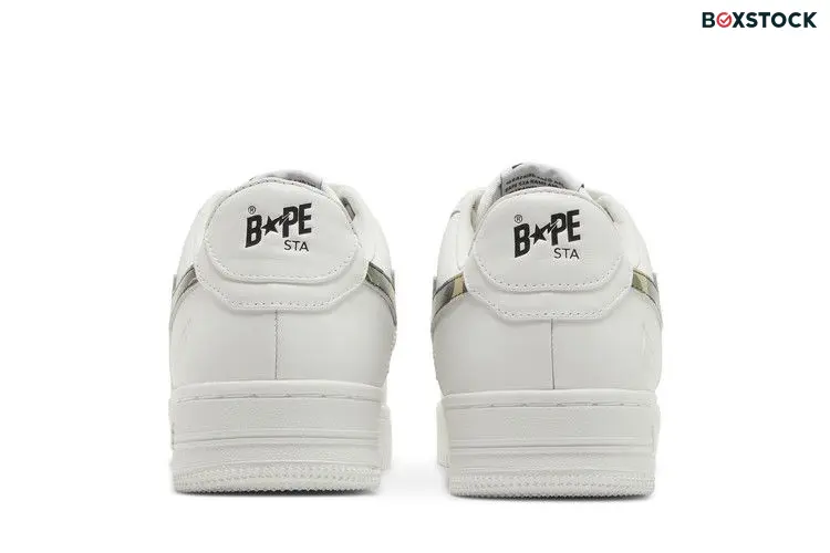 BAPE Bapesta 'ABC Camo - Green' 2022 White