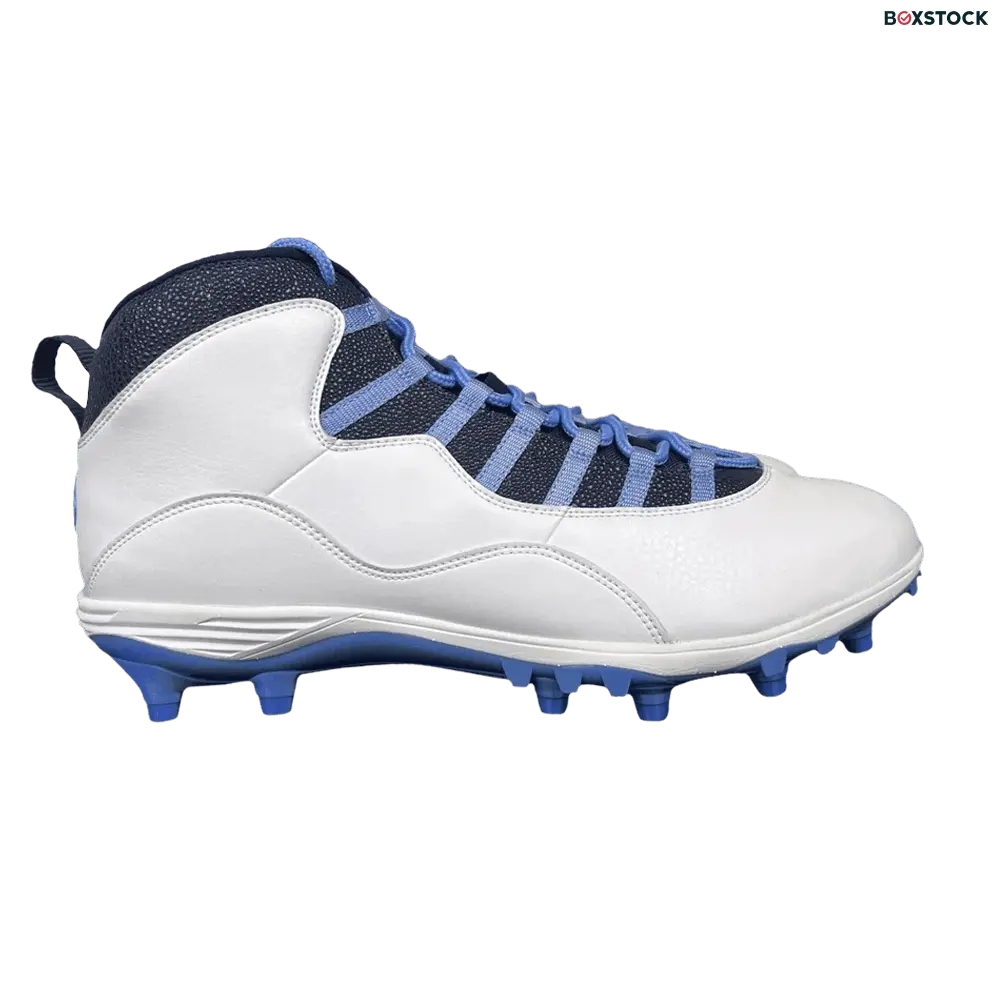 Air Jordan 10 Superbad 'UNC' PE White 2020
