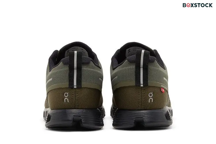 ON Cloud 5 Waterproof 'Olive Black' Green