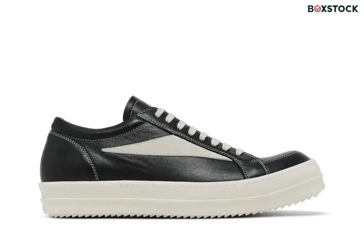 Rick Owens Lido Vintage Sneaker 'Black Milk'
