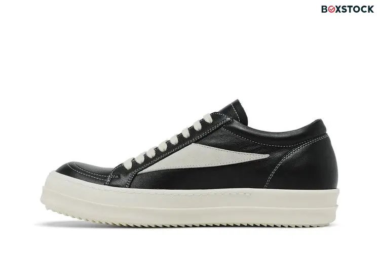 Rick Owens Lido Vintage Sneaker 'Black Milk'