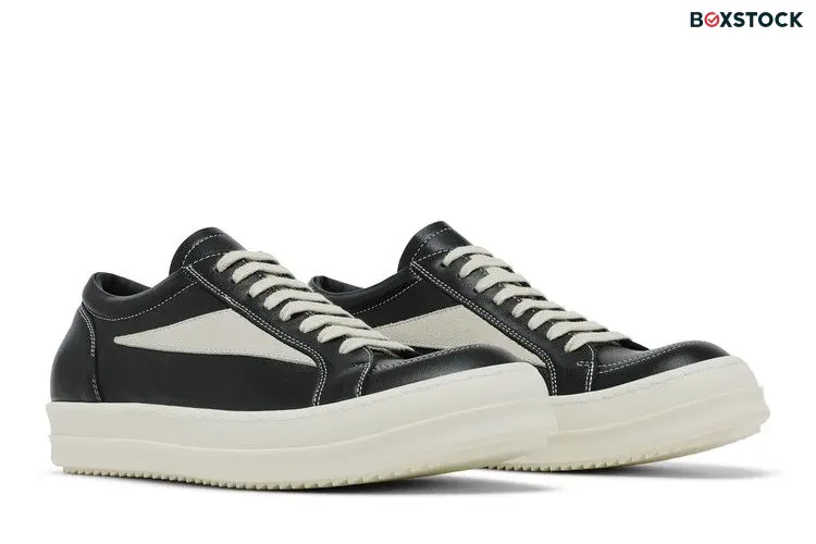 Rick Owens Lido Vintage Sneaker 'Black Milk'