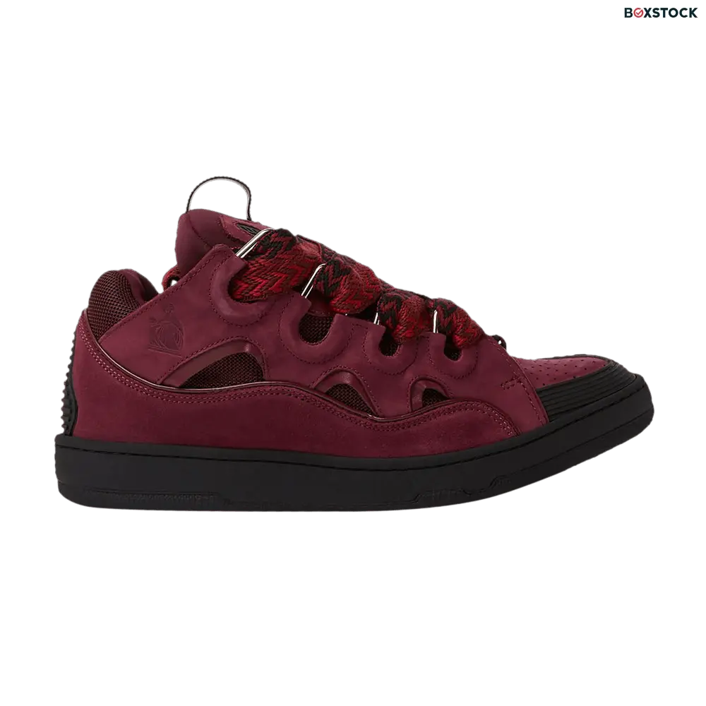 Lanvin Curb Sneakers 'Burgundy' Red