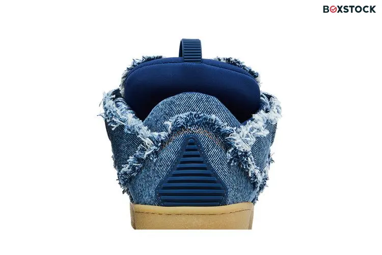 Lanvin Wmns Curb Sneakers 'Frayed Denim' Blue