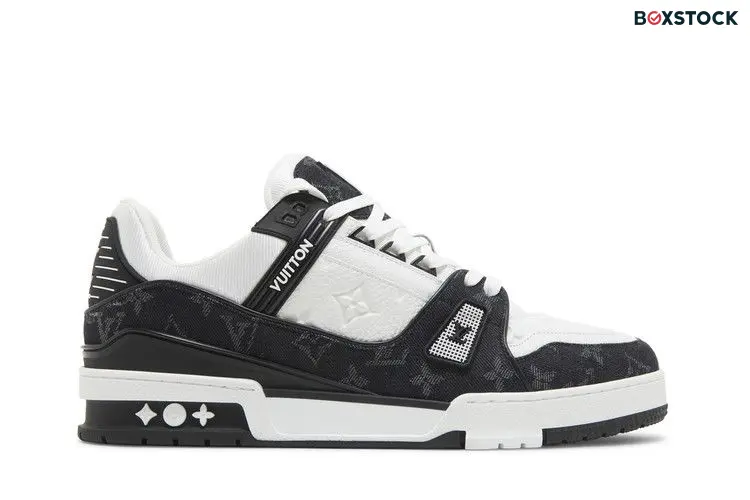 Louis Vuitton Trainer 'Denim Noir' White