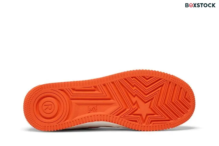 BAPE Bapesta 'Orange' 2022
