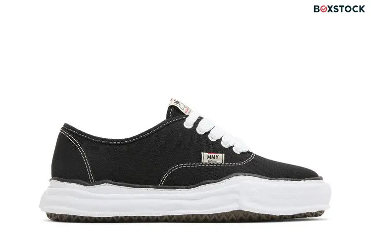 Maison Mihara Yasuhiro Baker OG Sole Canvas Low 'Black' A02FW704-BLK