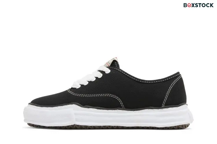 Maison Mihara Yasuhiro Baker OG Sole Canvas Low 'Black' A02FW704-BLK