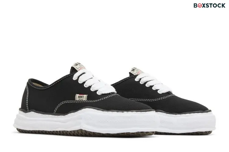 Maison Mihara Yasuhiro Baker OG Sole Canvas Low 'Black' A02FW704-BLK