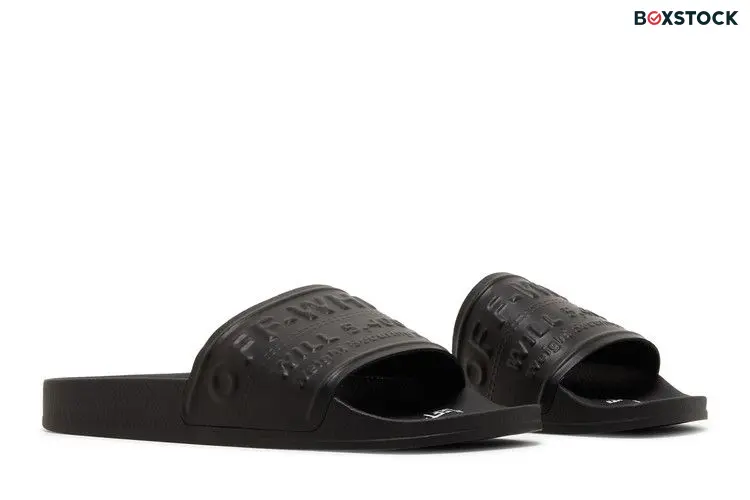 Off-White Wmns Pool Sliders 'Black' OWIC004F21PLA001-1000