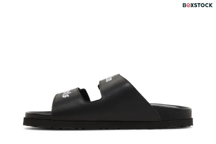 Palm Angels Logo Print Sandal 'Black'