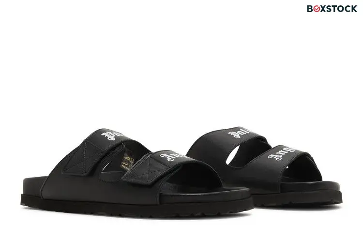 Palm Angels Logo Print Sandal 'Black'