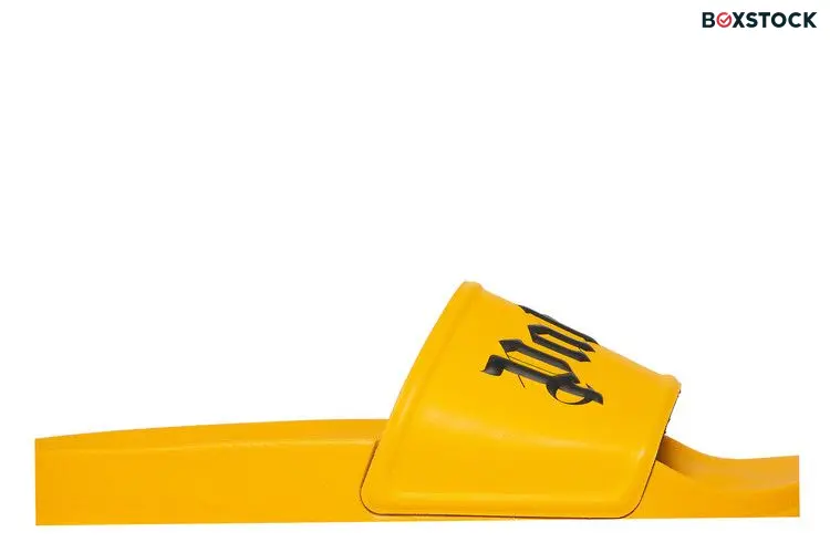 Palm Angels Logo Slide 'Yellow Black'