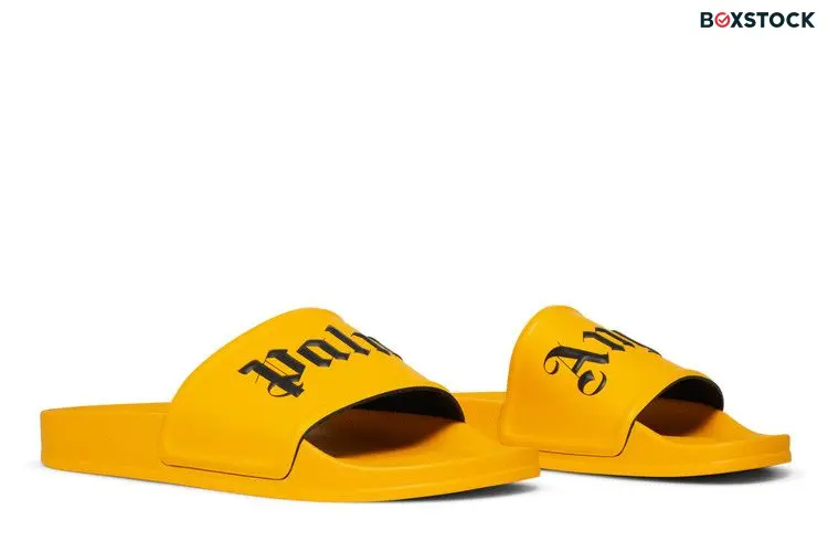 Palm Angels Logo Slide 'Yellow Black'