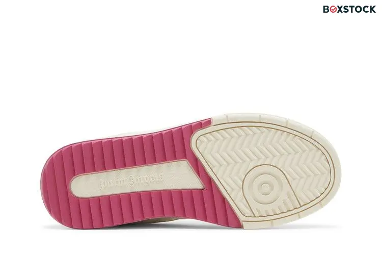 Palm Angels Wmns Palm University Low 'White Fuchsia'