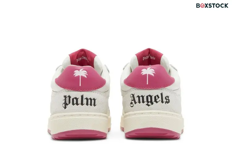 Palm Angels Wmns Palm University Low 'White Fuchsia'