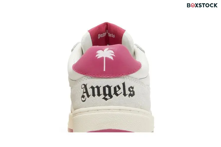 Palm Angels Wmns Palm University Low 'White Fuchsia'