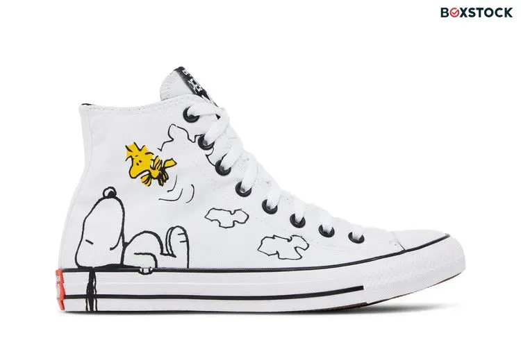 Converse Peanuts x Chuck Taylor All Star High 'Snoopy and Woodstock' White