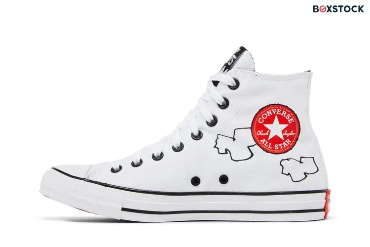 Converse Peanuts x Chuck Taylor All Star High 'Snoopy and Woodstock' White