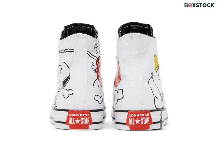 Converse Peanuts x Chuck Taylor All Star High 'Snoopy and Woodstock' White