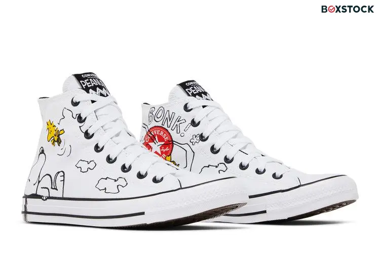 Converse Peanuts x Chuck Taylor All Star High 'Snoopy and Woodstock' White