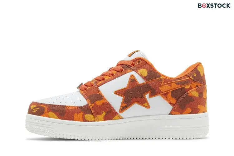 BAPE Heron Preston x Bapesta 'ABC Camo - Orange'