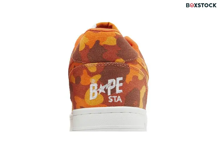 BAPE Heron Preston x Bapesta 'ABC Camo - Orange'
