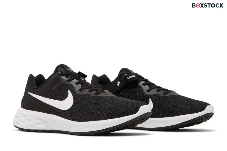 Nike Revolution 6 FlyEase Next Nature 'Black White'