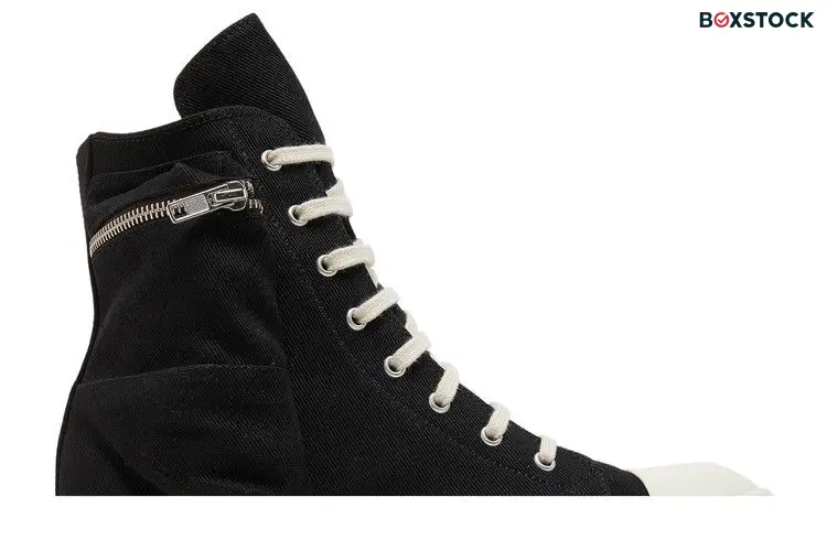 Rick Owens DRKSHDW Strobe Cotton Denim Cargo High 'Black Milk'